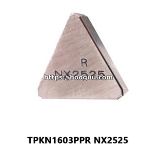 Original Mitsubishi TPKN1603PPR NX2525 Carbide Milling Insert - Triangle | Cast Iron, Non-ferrous (10 PCS)