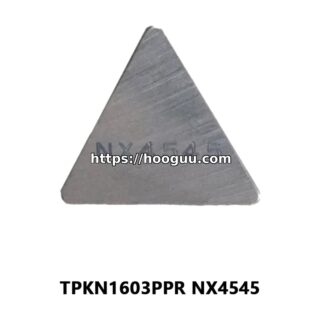 Original Mitsubishi TPKN1603PPR NX4545 Carbide Milling Insert - Triangle (10 PCS)