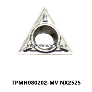 Original Mitsubishi TPMH080202-MV NX2525 Carbide Turning Insert - Triangle | Steel & More (10 PCS)