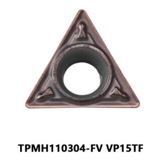 Original Mitsubishi TPMH110304-FV VP15TF Carbide Turning Insert - Triangle | Steel, Stainless Steel (10 PCS)