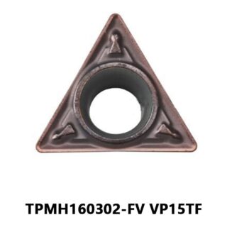 Original Mitsubishi TPMH160302-FV VP15TF Carbide Turning Insert - Triangle | Steel, Stainless Steel (10 PCS)