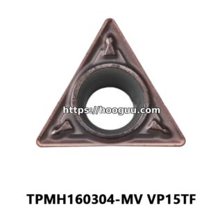 Original Mitsubishi TPMH160304-MV VP15TF Carbide Turning Insert - Triangle | Steel & More (10 PCS)