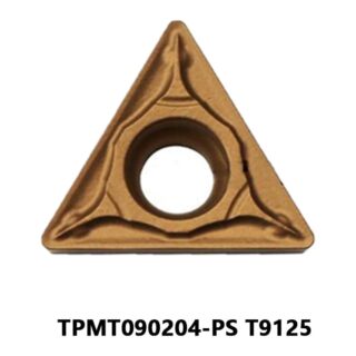 Original Tungaloy TPMT090204-PS T9125 Carbide Turning Insert - Triangle | Steel (10 PCS)