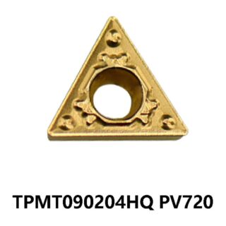 Original Kyocera TPMT090204-HQ PV720 Carbide Turning Insert - Triangle (10 PCS)