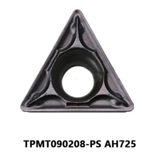 Original Tungaloy TPMT090208-PS AH725 Carbide Turning Insert - Triangle | Stainless Steel & More (10 PCS)