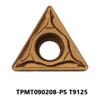 Original Tungaloy TPMT090208-PS T9125 Carbide Turning Insert - Triangle | Steel (10 PCS)