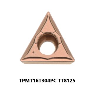Original TaeguTec TPMT16T304PC TT8125 Carbide Insert - Triangle | Steel (10 PCS)