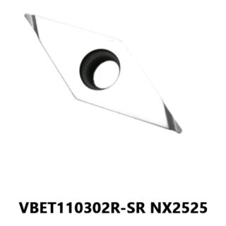 Original Mitsubishi VBET110302R-SR NX2525 Carbide Turning Insert - Diamond 35° | Steel (10 PCS)