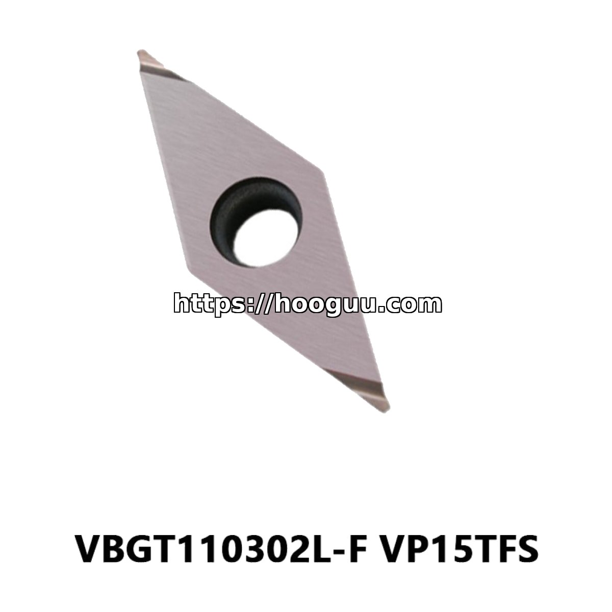 Original Mitsubishi VBGT110302L-F VP15TF Carbide Turning Insert - Diamond 35° | Steel & More (10 PCS)