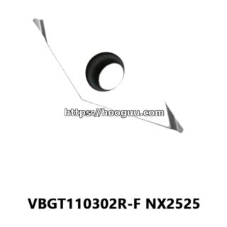 Original Mitsubishi VBGT110302R-F NX2525 Carbide Turning Insert - Diamond 35° | Steel & More (10 PCS)