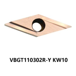 Original Kyocera VBGT110304L-Y Carbide Turning Insert - Diamond 35° (10 PCS) KW10 VBGT110304L-Y KW10