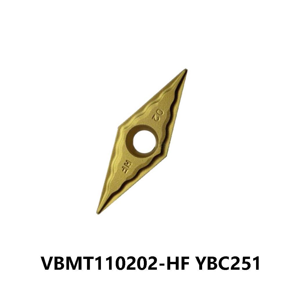 ZCC VBMT110202-HF YBC251 Carbide Turning Insert - Diamond 35° | Cast Iron, Non-ferrous (10 PCS)