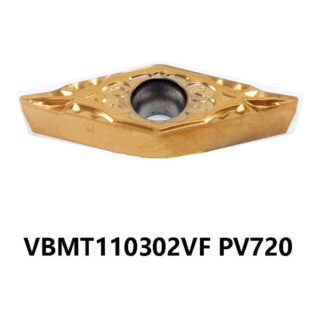 Original Kyocera VBMT110302VF PV720 Carbide Turning Insert - Diamond 35° (10 PCS)