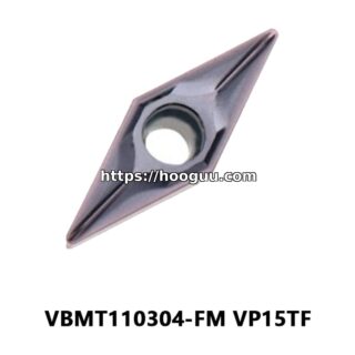 Original Mitsubishi VBMT110304-FM VP15TF Carbide Turning Insert - Diamond 35° | Steel & More (10 PCS)
