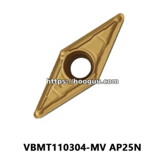 Original Mitsubishi VBMT110304-MV Carbide Turning Insert - Diamond 35° | Steel & More (10 PCS) AP25N VBMT110304-MV AP25N