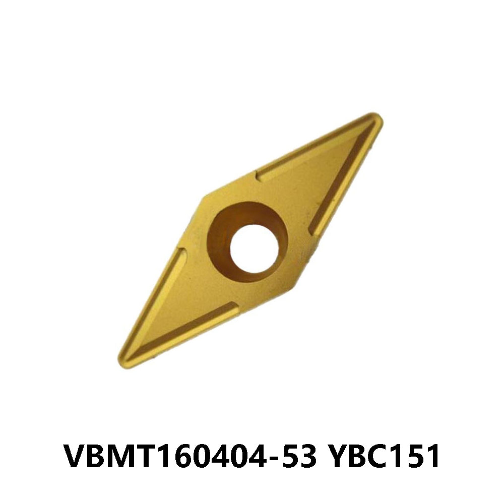 ZCC VBMT160404-53 YBC151 Carbide Turning Insert - Diamond 35° | Steel & More (10 PCS)