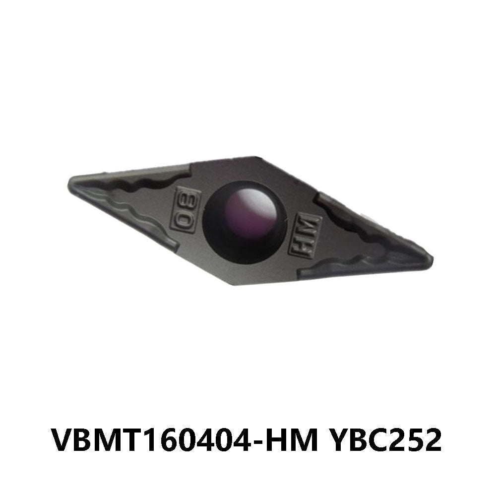 ZCC VBMT160404-HM YBC252 Carbide Turning Insert - Diamond 35° | Steel & More (10 PCS)
