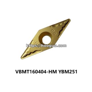 Original ZCC-CT VBMT160404-HM YBM251 Carbide Turning Insert - Diamond 35° | Steel & More (10 PCS)