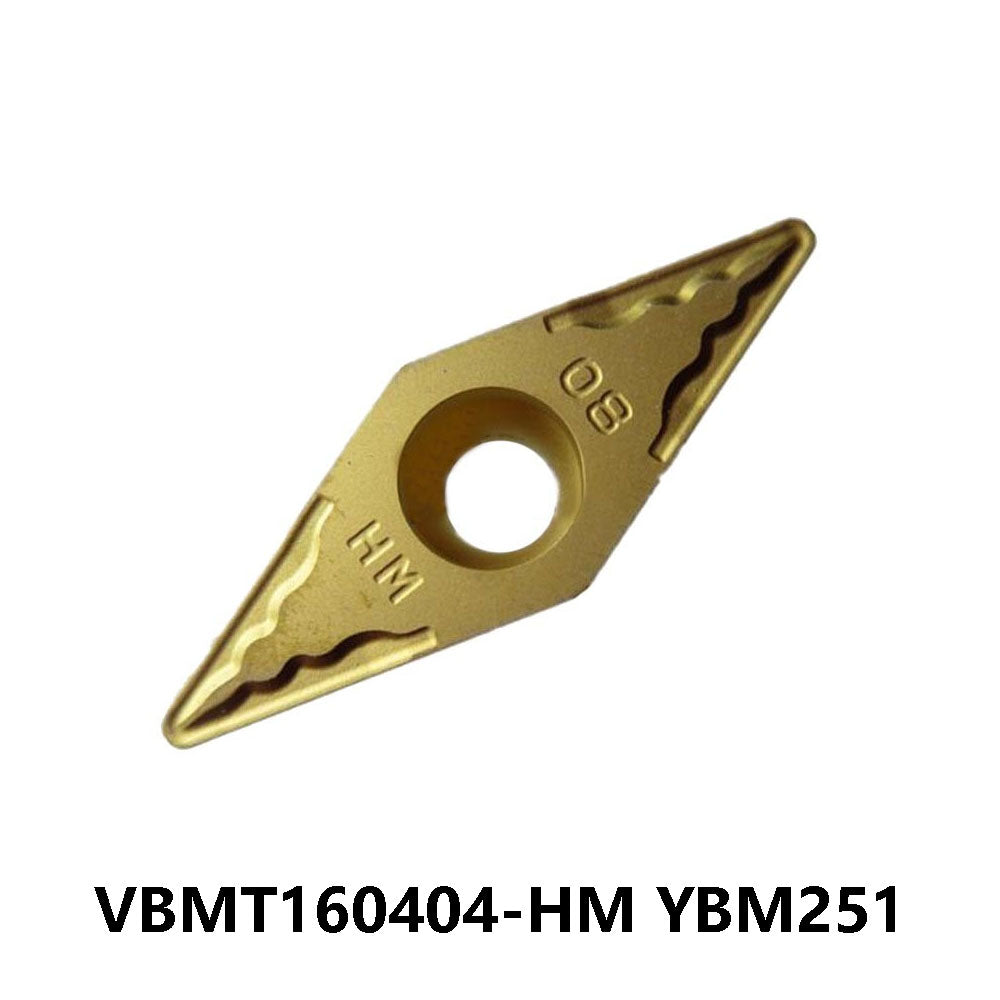 Zcc.ct 100% Original VBMT160404-HM YBM251 Turning Insert 10 pcs