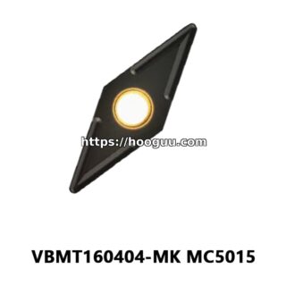 Original Mitsubishi VBMT160404-MK MC5015 Carbide Turning Insert - Diamond 35° | Steel (10 PCS)