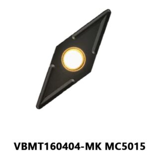 Original Mitsubishi VBMT160404-MK MC5015 Carbide Turning Insert - Diamond 35° (10 PCS)
