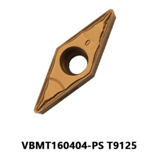 Original Tungaloy VBMT160404-PS T9125 Carbide Turning Insert - Diamond 35° | Steel (10 PCS)