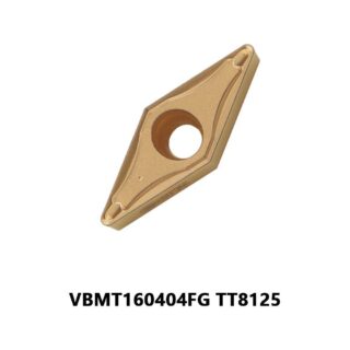 Original TaeguTec VBMT160404FG TT8125 Carbide Insert - Diamond 35° | Steel (10 PCS)