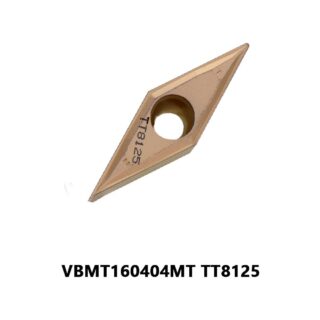 Original TaeguTec VBMT160404MT TT8125 Carbide Insert - Diamond 35° | Steel (10 PCS)