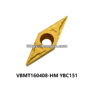 Original ZCC-CT VBMT160408-HM YBC151 Carbide Insert - Diamond 35° | Steel (10 PCS)
