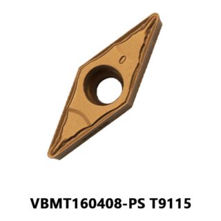 Original Tungaloy VBMT160408-PS T9115 Carbide Turning Insert - Diamond 35° | Steel (10 PCS)