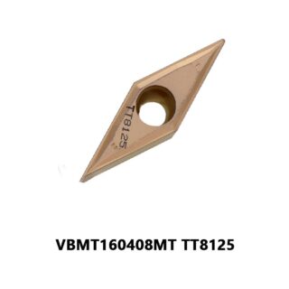 Original TaeguTec VBMT160408MT TT8125 Carbide Insert - Diamond 35° | Steel (10 PCS)