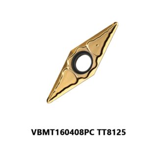 Original TaeguTec VBMT160408PC TT8125 Carbide Insert - Diamond 35° | Steel (10 PCS)