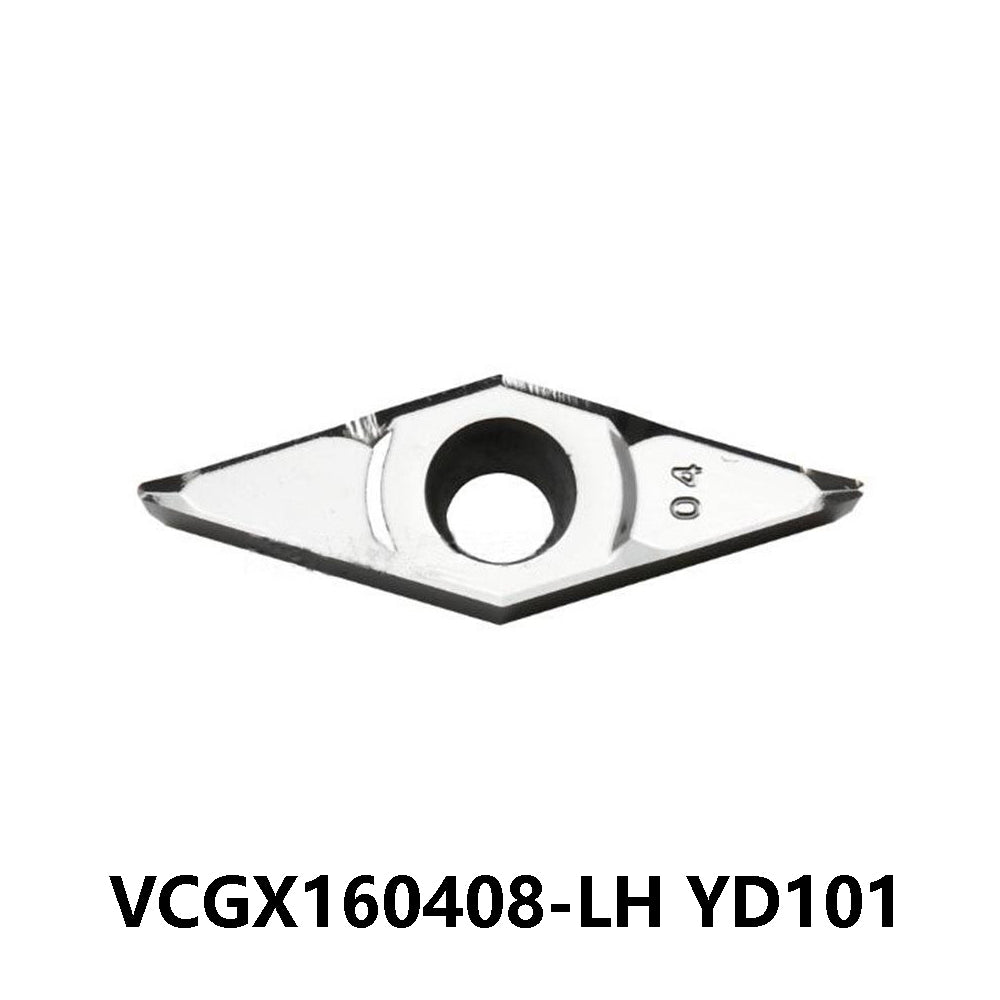 ZCC VCGX160408-LH YD101 Carbide Turning Insert - Diamond 35° | Cast Iron (10 PCS)