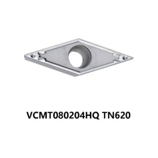 Original Kyocera VCMT080204HQ TN620 Carbide Turning Insert - Diamond 35° | Steel (10 PCS)