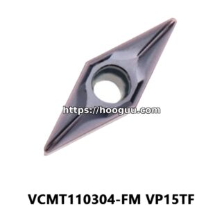 Original Mitsubishi VCMT110304-FM VP15TF Carbide Turning Insert - Diamond 35° | Steel (10 PCS)