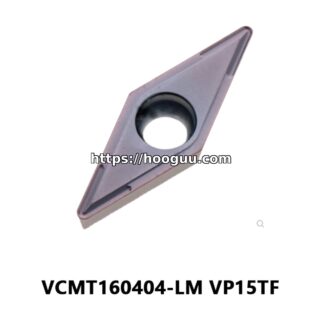 Original Mitsubishi VCMT160404-LM VP15TF Carbide Turning Insert - Diamond 35° | Steel & More (10 PCS)
