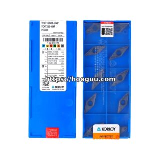 Original Korloy VCMT160408-HMP PC5300 Carbide Turning Insert - Diamond 35° | Steel & More