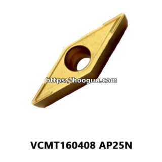 Original Mitsubishi VCMT160408 Carbide Turning Insert - Diamond 35° | Steel & More (10 PCS) AP25N VCMT160408 AP25N