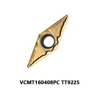 Original TaeguTec VCMT160408PC TT9225 Carbide Insert - Diamond 35° | Steel (10 PCS)