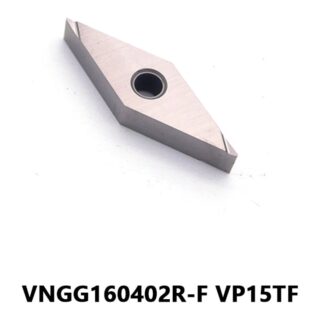 Original Mitsubishi VNGG160402R-F VP15TF Carbide Turning Insert - Diamond 35° | Steel, Stainless Steel (10 PCS)