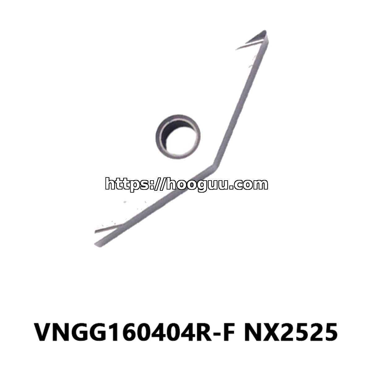 Original Mitsubishi VNGG160404R-F NX2525 Carbide Turning Insert - Diamond 35° | Steel, Cast Iron (10 PCS)