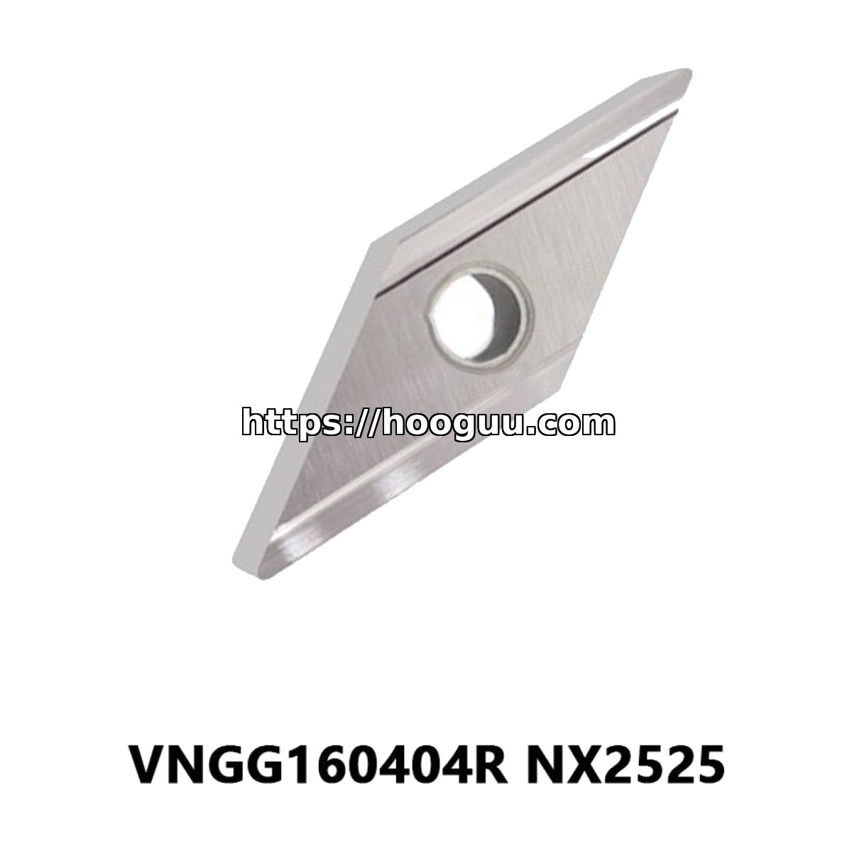 Original Mitsubishi VNGG160404R NX2525 Carbide Turning Insert - Diamond 35° | Steel, Cast Iron (10 PCS)