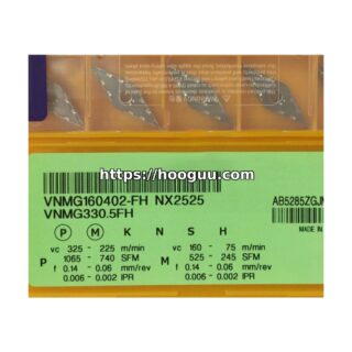 Original Mitsubishi VNMG160402-FH NX2525 Carbide Turning Insert - Diamond 35° | Steel & More (10 PCS)