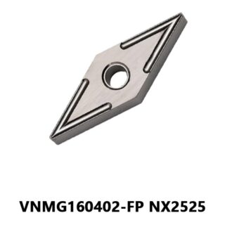 Original Mitsubishi VNMG160402-FP NX2525 Carbide Turning Insert - Diamond 35° | Steel (10 PCS)