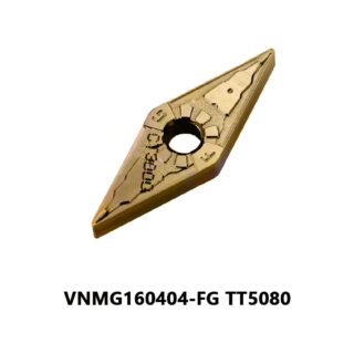 Original TaeguTec VNMG160404-FG TT5080 Carbide Insert - Diamond 35° (10 PCS)