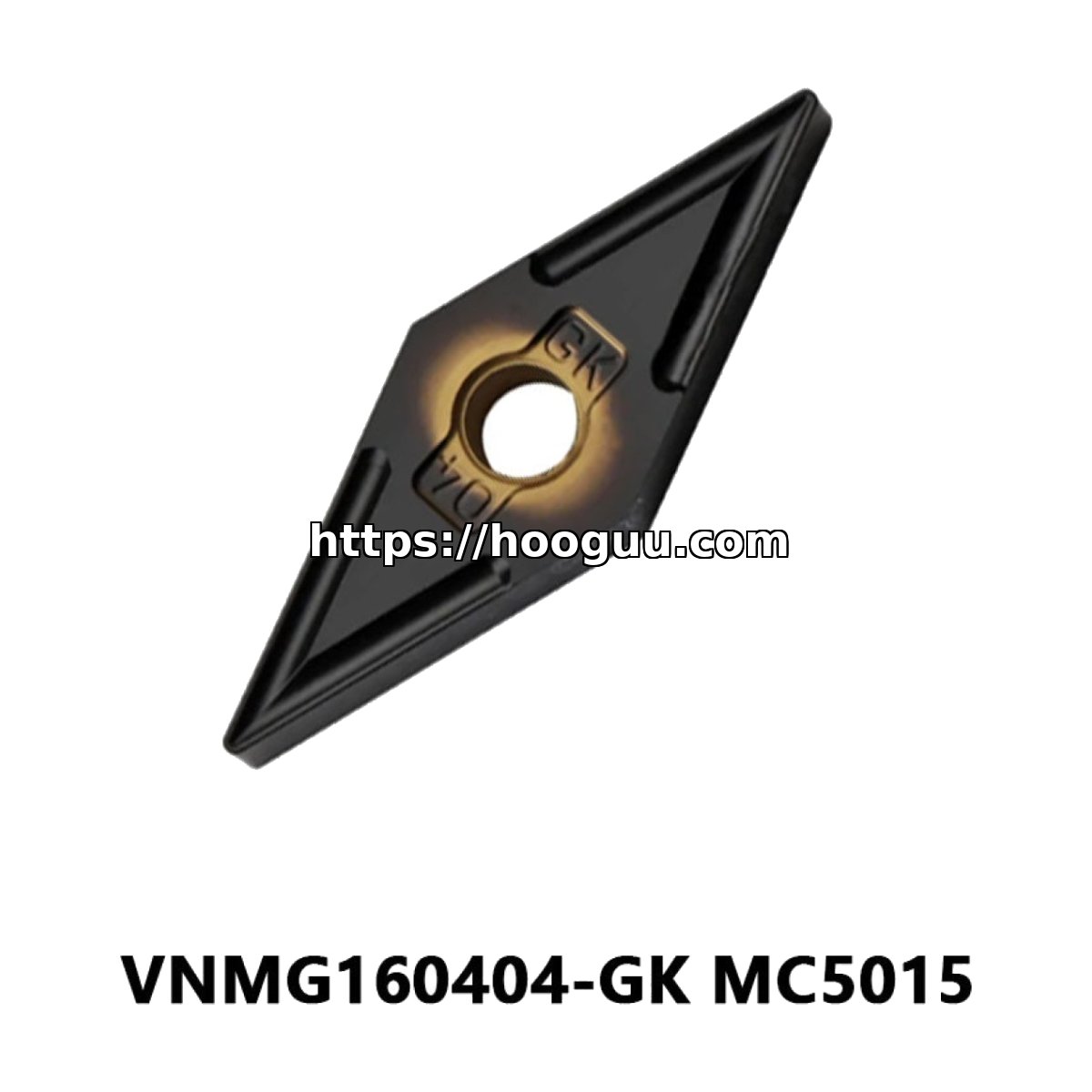 Original Mitsubishi VNMG160404-GK MC5015 Carbide Turning Insert - Diamond 35° | Cast Iron (10 PCS)