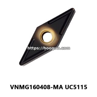 Original Mitsubishi VNMG160408-MA UC5115 Carbide Turning Insert - Diamond 35° | Steel & More (10 PCS)
