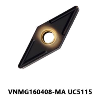 Original Mitsubishi VNMG160408-MA UC5115 Carbide Turning Insert - Diamond 35° | Steel (10 PCS)