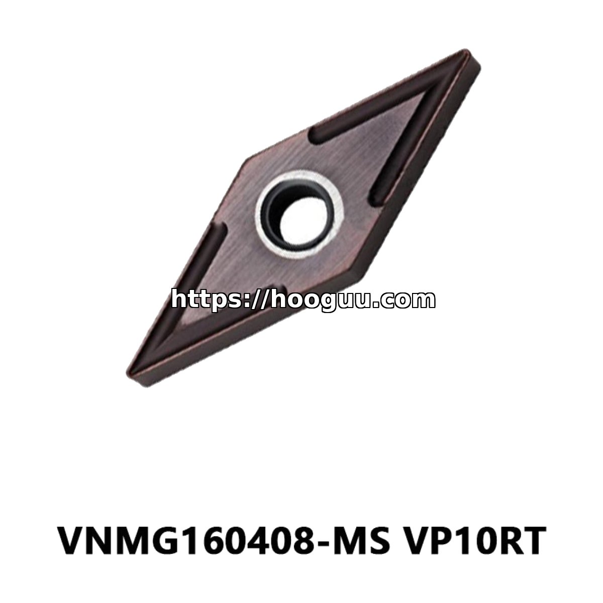 Original Mitsubishi VNMG160408-MS Carbide Turning Insert - Diamond 35° | Cast Iron (10 PCS) VP10RT VNMG160408-MS VP10RT