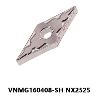 Original Mitsubishi VNMG160408-SH NX2525 Carbide Turning Insert - Diamond 35° | Steel (10 PCS)